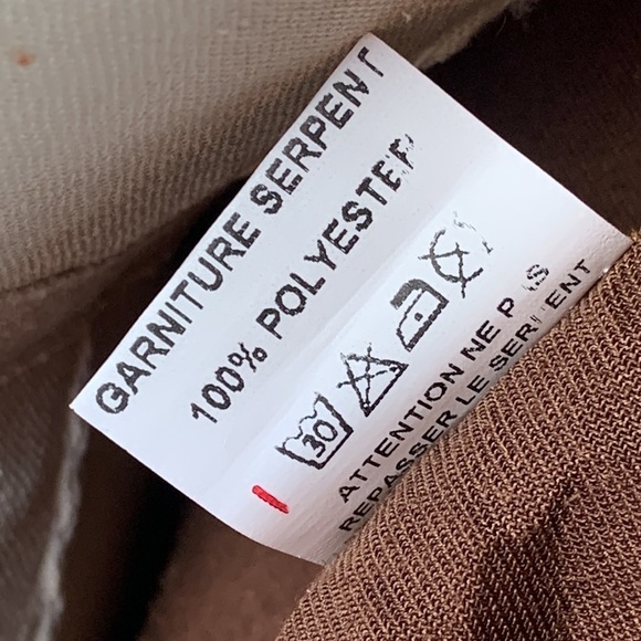 Extenzo Paris NWOT Vegan Faux Brown Suede Exotic Leather Jacket French Fashion - Picture 10 of 12